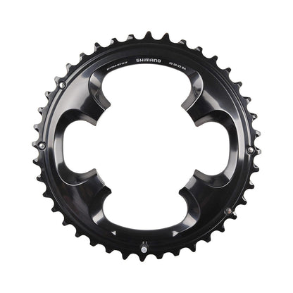 Plateau Extérieur SHIMANO XT M8000 11V Triple 4 Trous 96mm — vue du plateau sur fond blanc