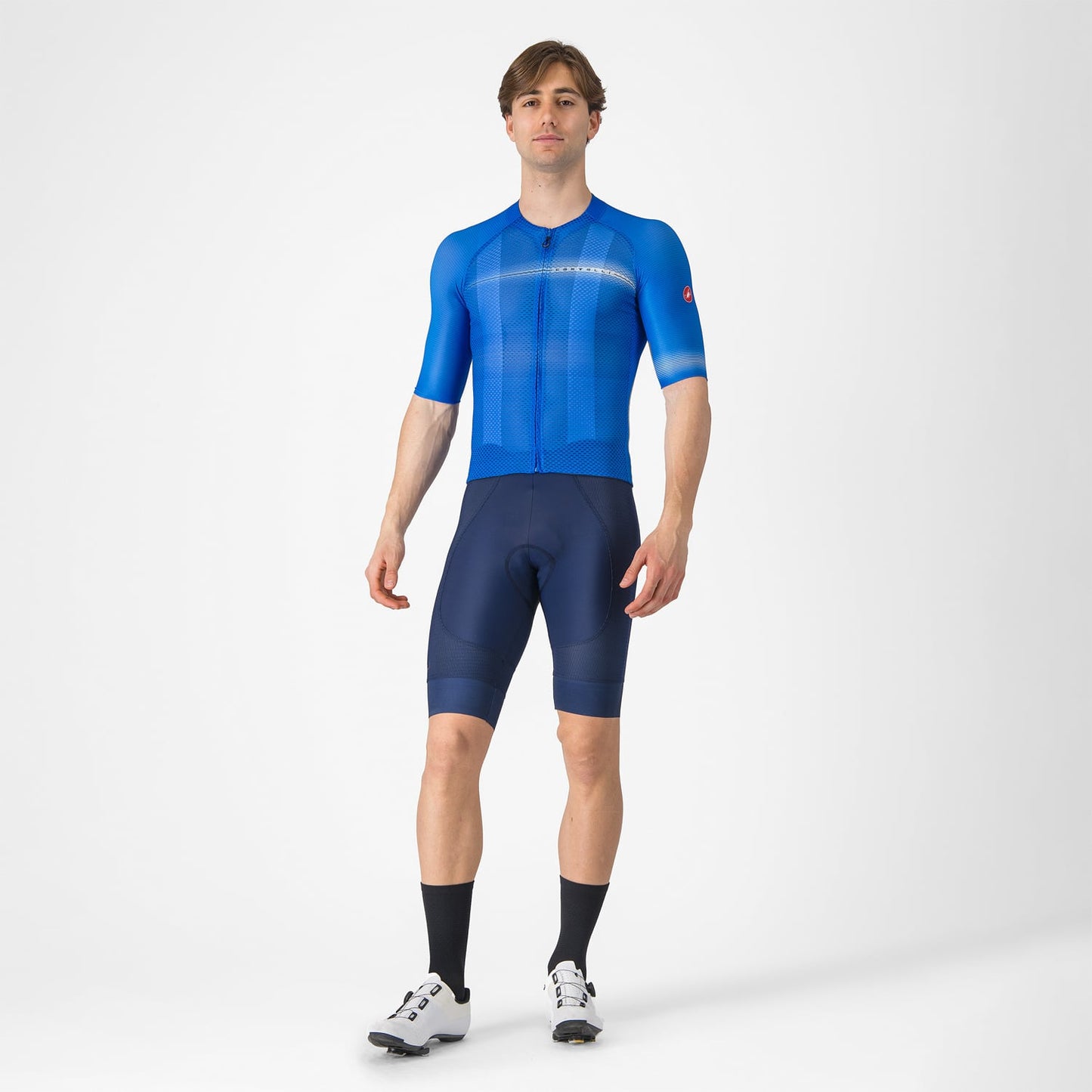 Maillot CASTELLI CLIMBER'S A/C Manches Courtes Bleu