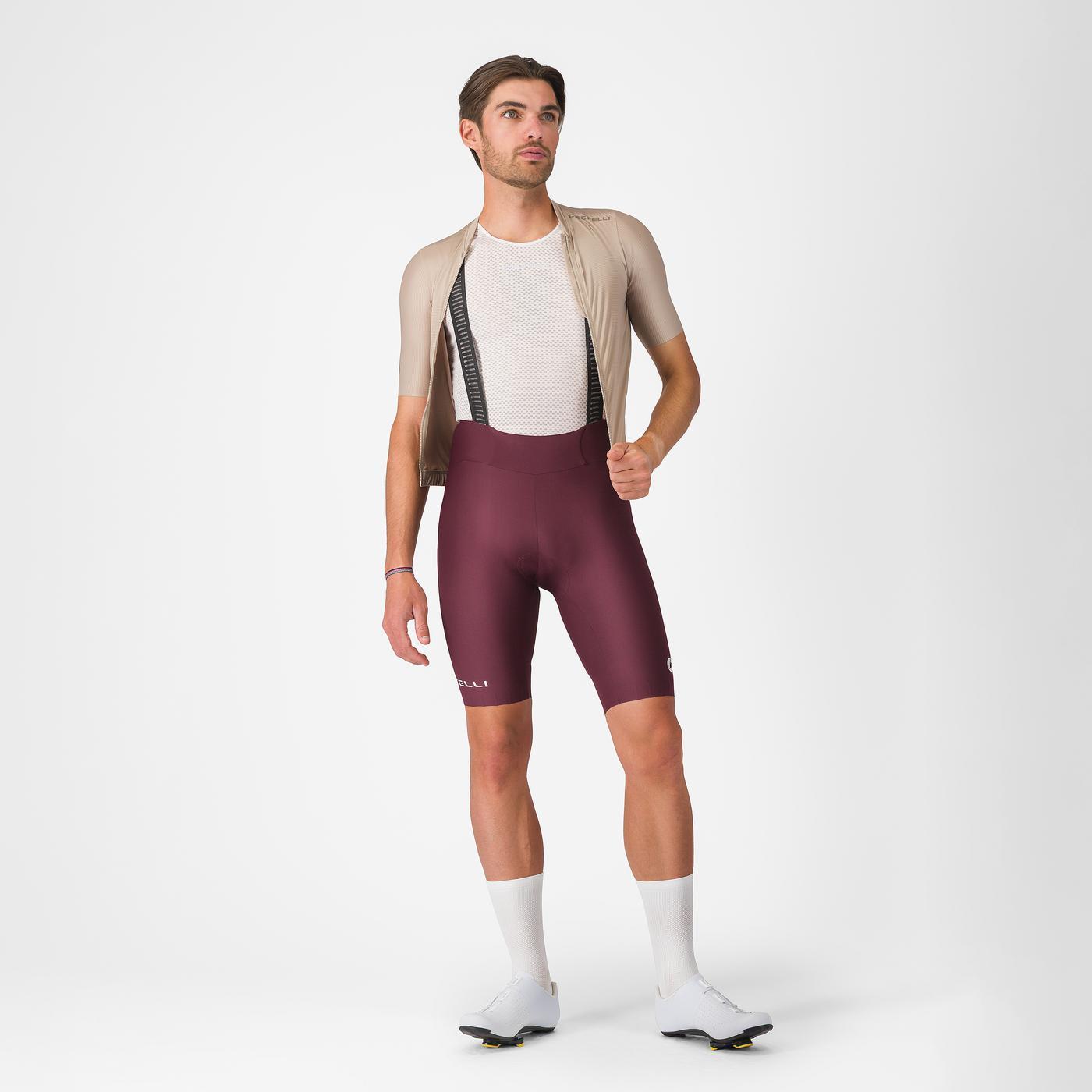 CASTELLI ESPRESSO 2 Bib Short Bordeaux