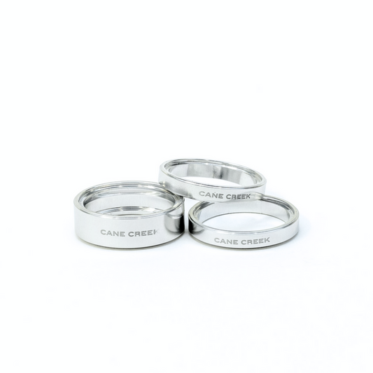 Kit d'Entretoises de Direction CANE CREEK Interlok Argent