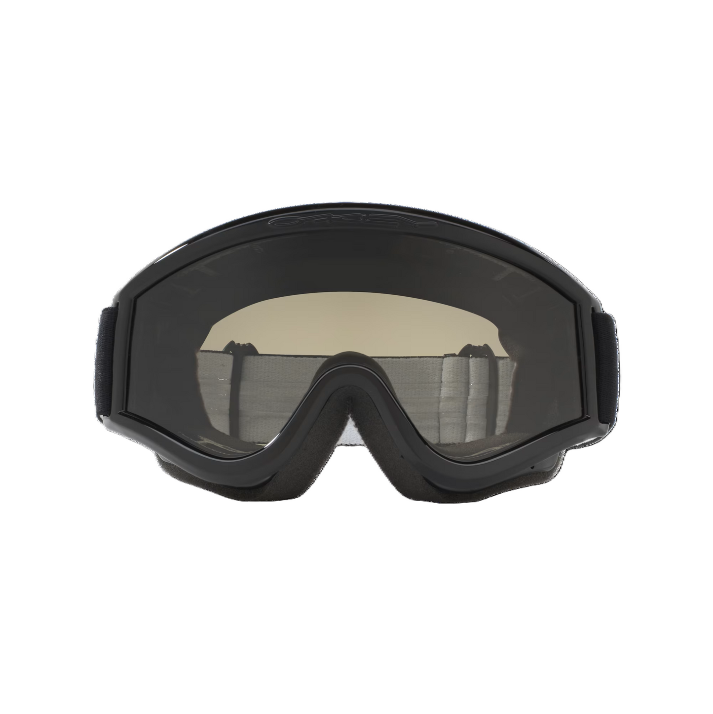 OAKLEY L-Frame MX Jet Black mørkegrå beskyttelsesbriller