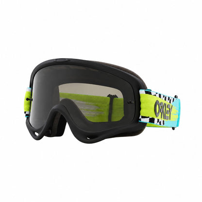 Masque OAKLEY O Frame MX Teal Checks Ecran Gris Foncé OO7029-83