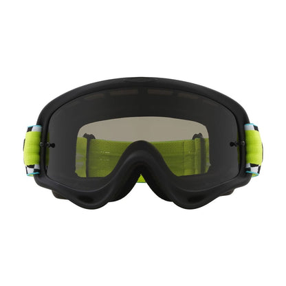 Masque OAKLEY O Frame MX Teal Checks Ecran Gris Foncé OO7029-83
