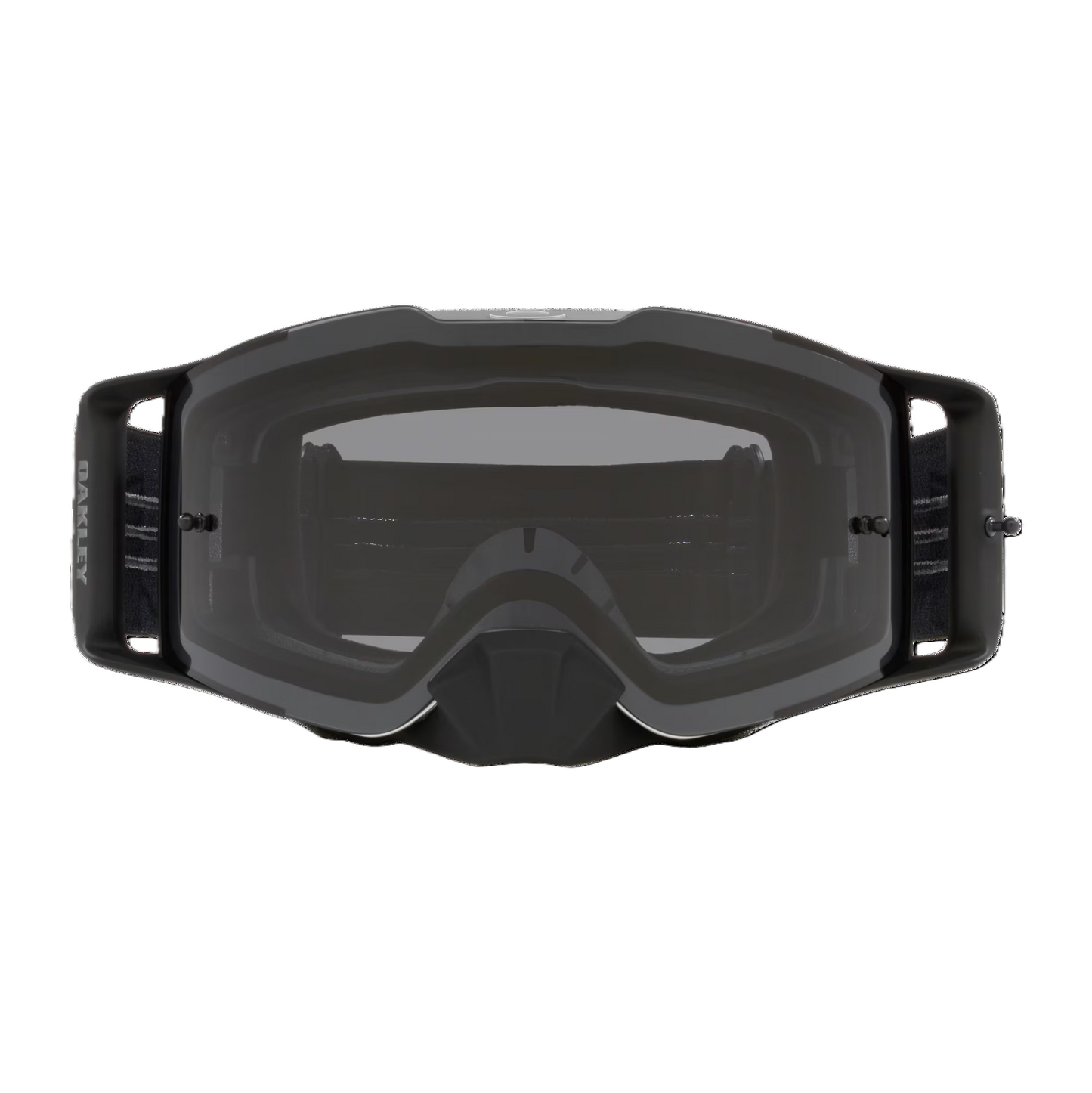 OAKLEY FRONTLINE MX Tuff Blocks Black Gunmetal Goggle Mørkegrå