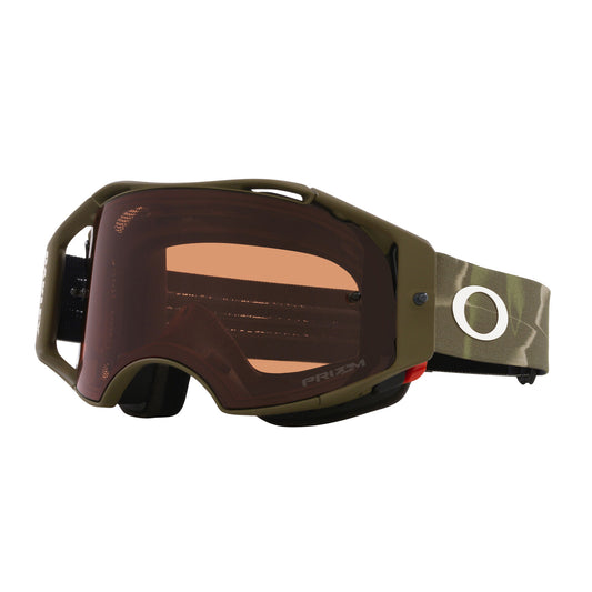 OAKLEY AIRBRAKE MTB Dark Brush Camo Obličejová maska Prizm Mx Bronze
