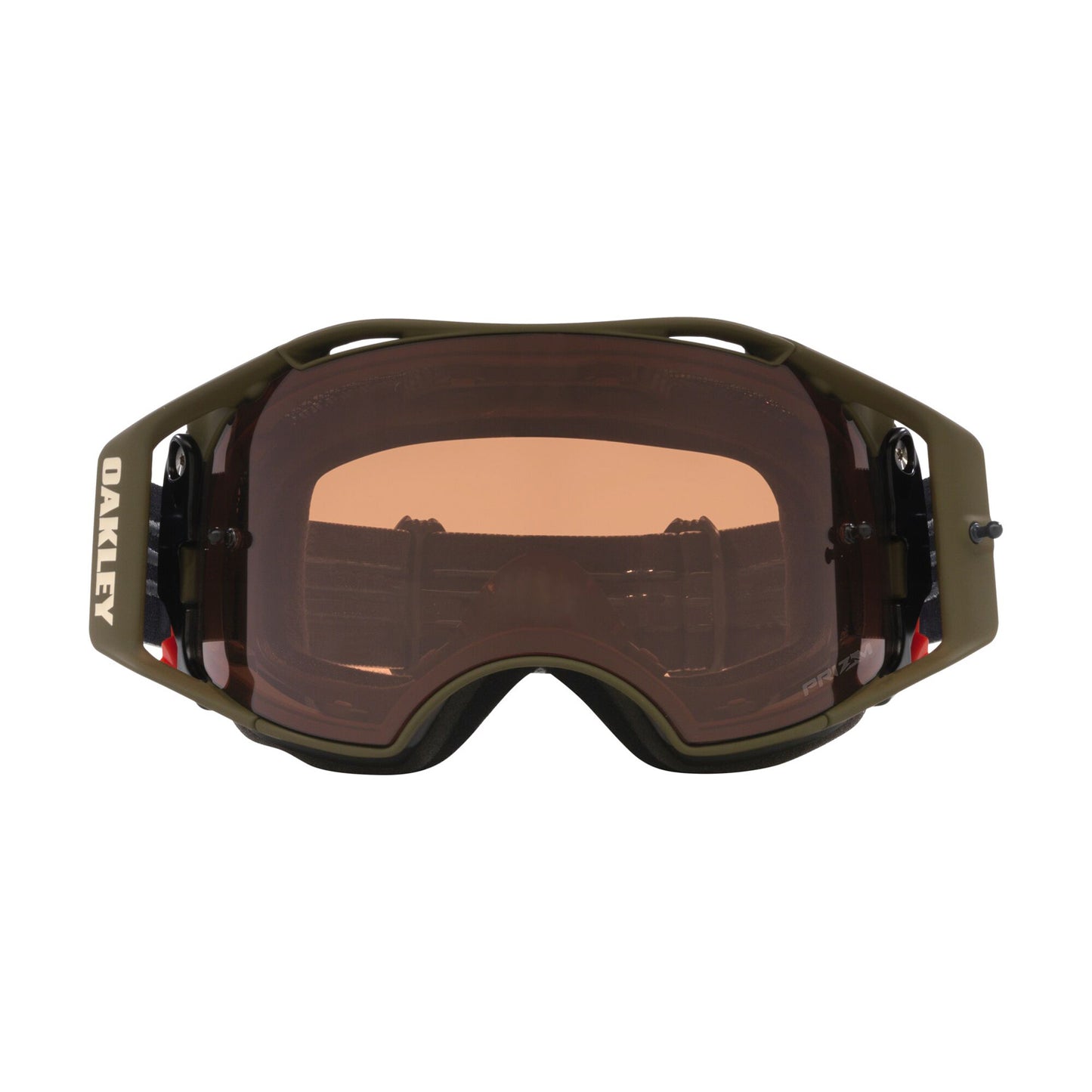 Maska na twarz OAKLEY AIRBRAKE MTB Dark Brush Camo Prizm Mx Bronze