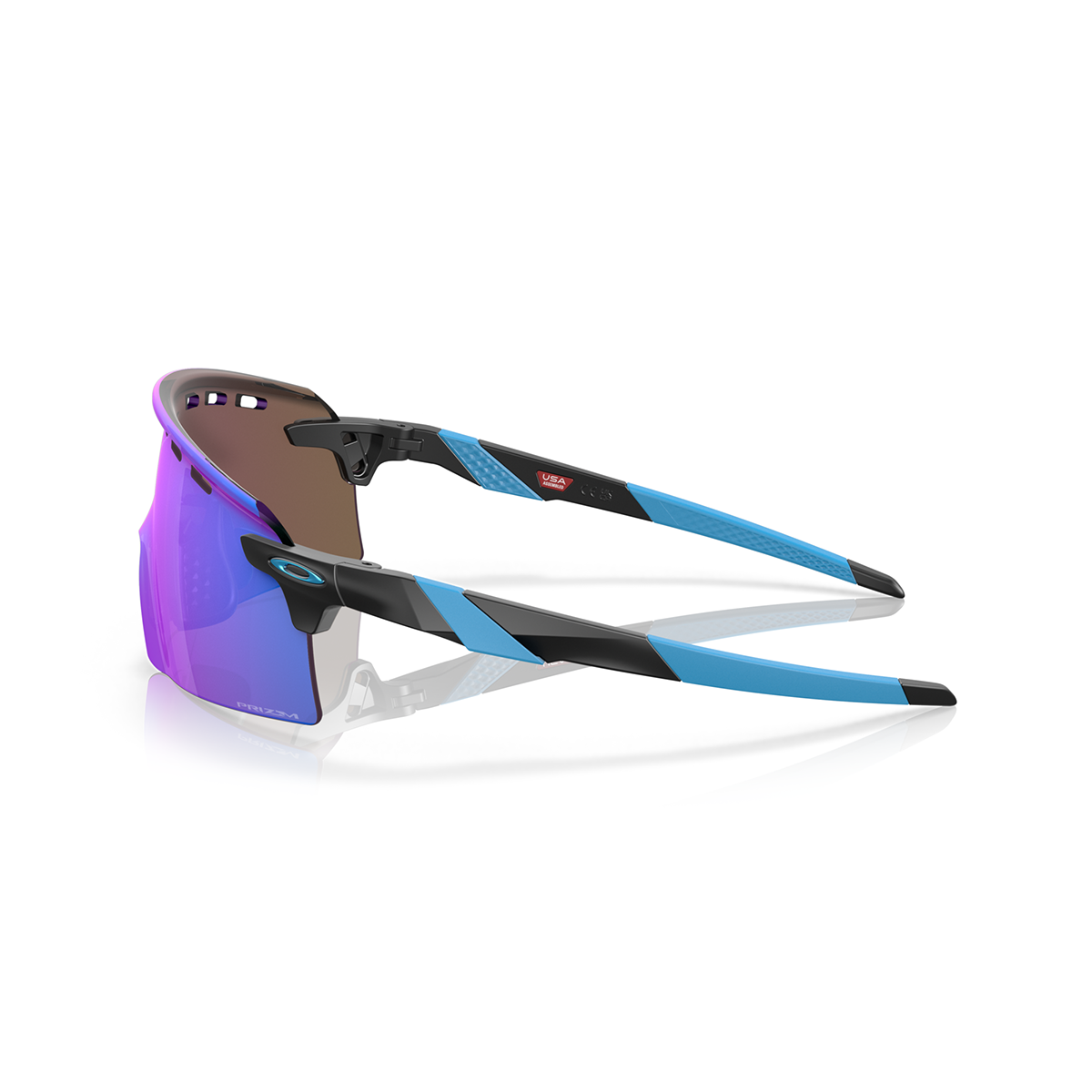 Lunettes OAKLEY ENCODER STRIKE V Noir Mat Prizm Sapphire - OO9235-0539