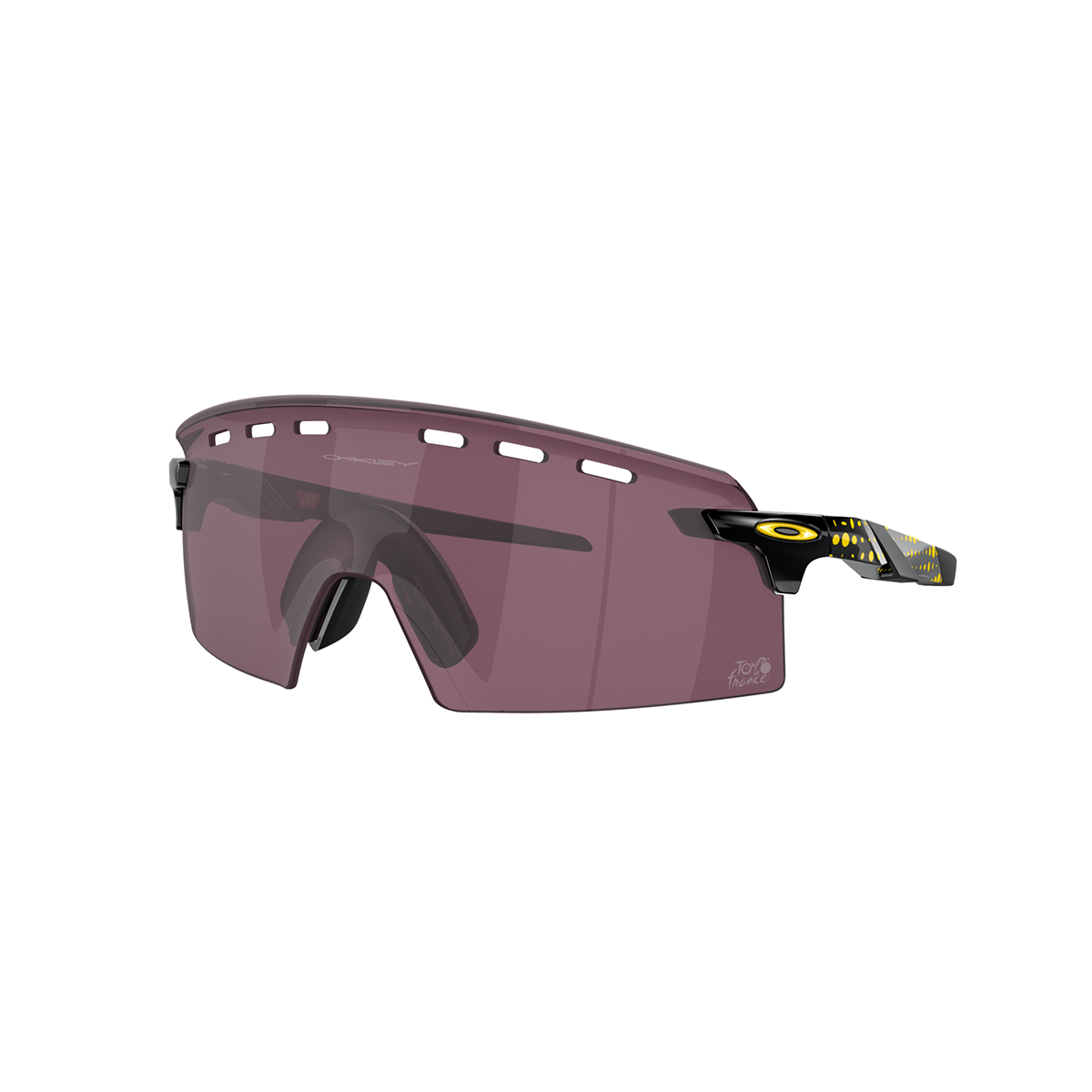 Lunettes OAKLEY ENCODER STRIKEV Tour de France Noir Jaune Prizm Road Noir - OO9235-1739