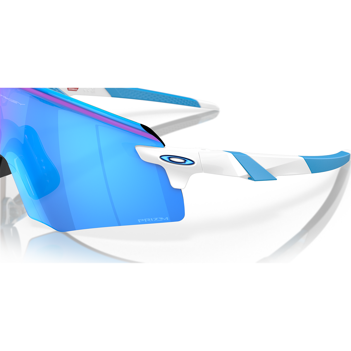 Lunettes OAKLEY ENCODER Polished Blanc Prizm Sapphire - OO9471-0536