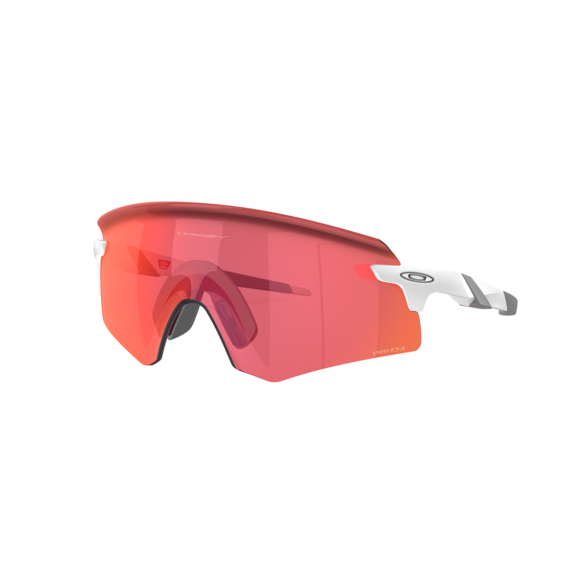 Lunettes OAKLEY ENCODER Blanc Mat Prizm Trail Torch - OO9471-1936