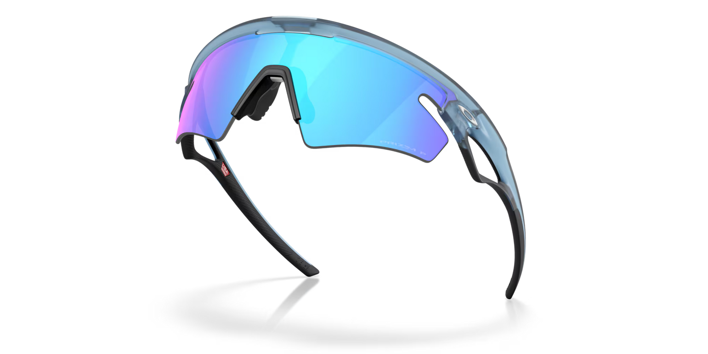 OAKLEY SPHAERA SLASH Matt Transparent Stone Glasögon Prizm Sapphire Pol Lens