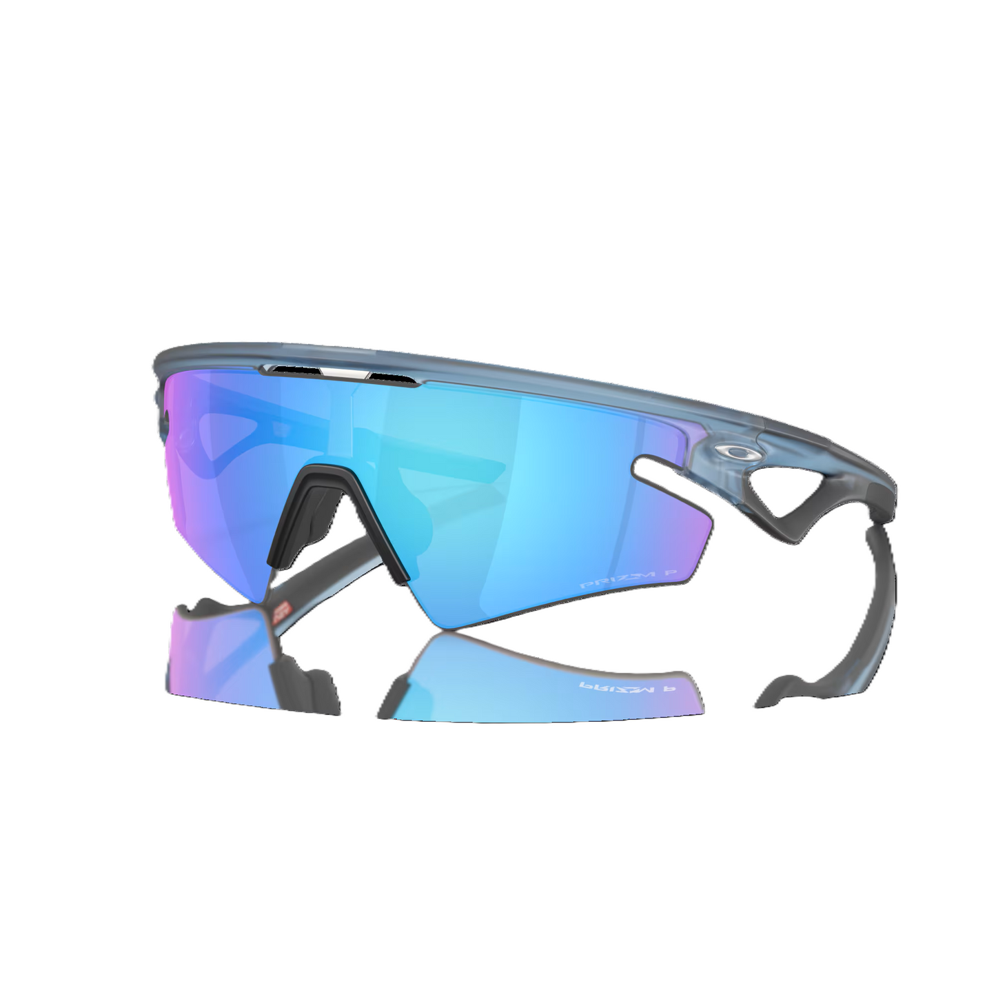OAKLEY SPHAERA SLASH Matt Transparent Stone Glasögon Prizm Sapphire Pol Lens