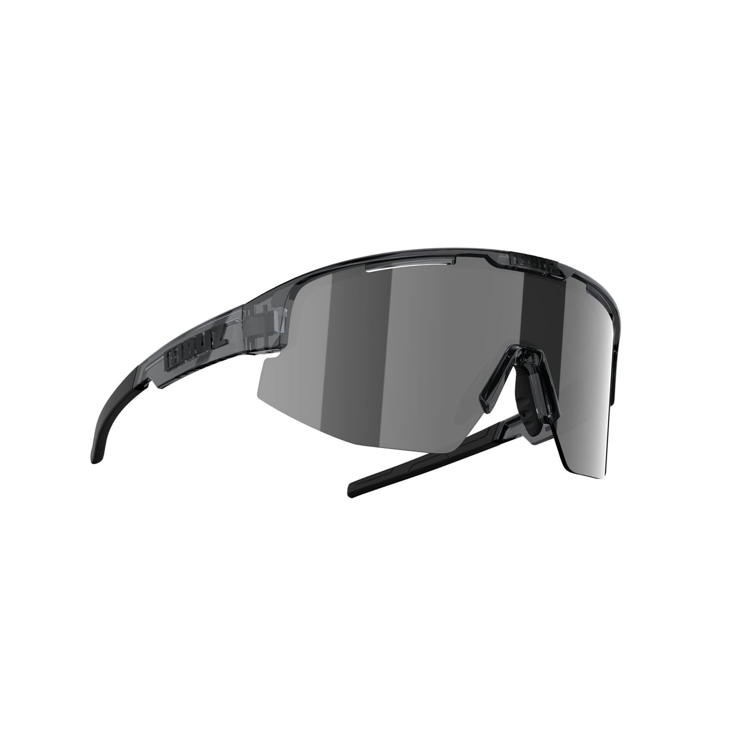 BLIZ MATRIX Glasögon Crystal Black Smoked Silver Lens
