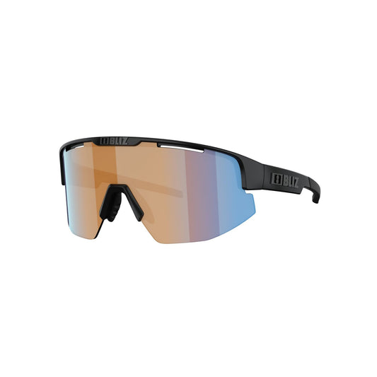 BLIZ MATRIX SMALL Solbriller Sort mat orange glas