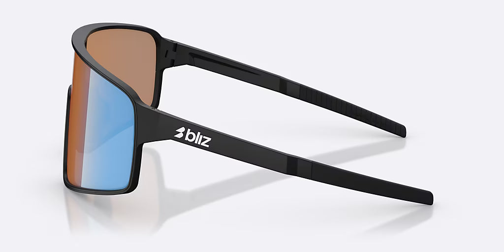 BLIZ P001 Svart Matt Nordic Ligh Coral Nano Optics Linser - Orange m Blå Multi