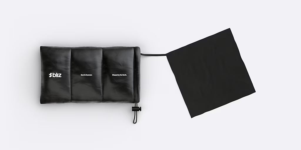 BLIZ P001 Svart Matt Nordic Ligh Coral Nano Optics Linser - Orange m Blå Multi