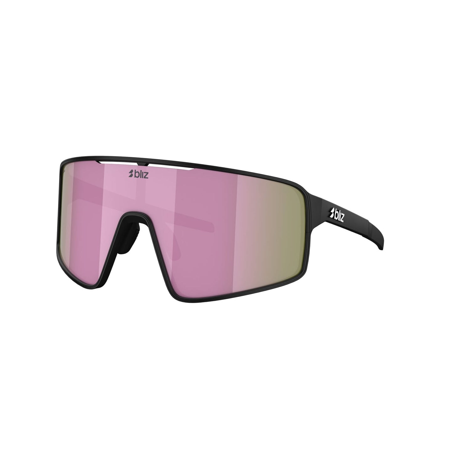 BLIZ P001 S Black Matt Frame Brown Pink Vícebarevné brýle