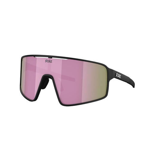 Solbriller BLIZ P001 S Sort mat stel Brun pink Multicolour