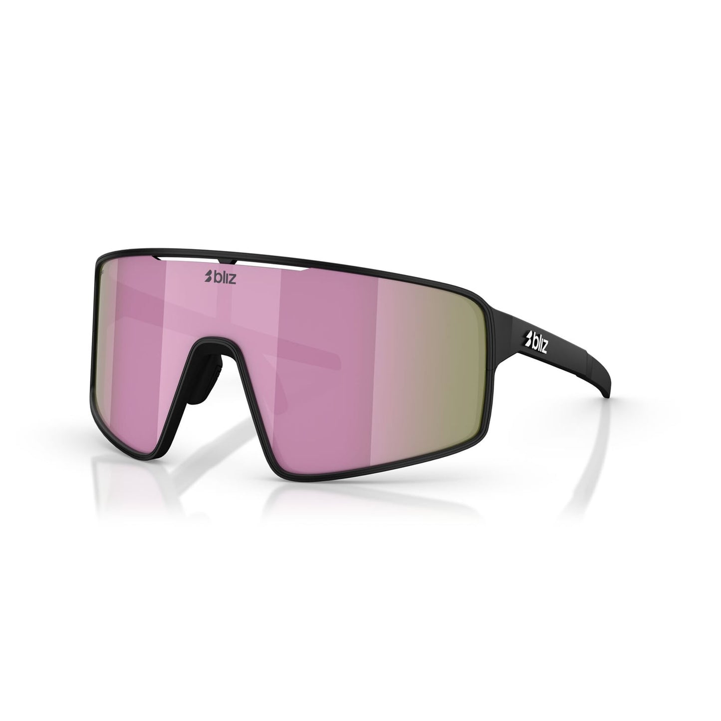 BLIZ P001 S Black Matt Frame Brown Pink Vícebarevné brýle