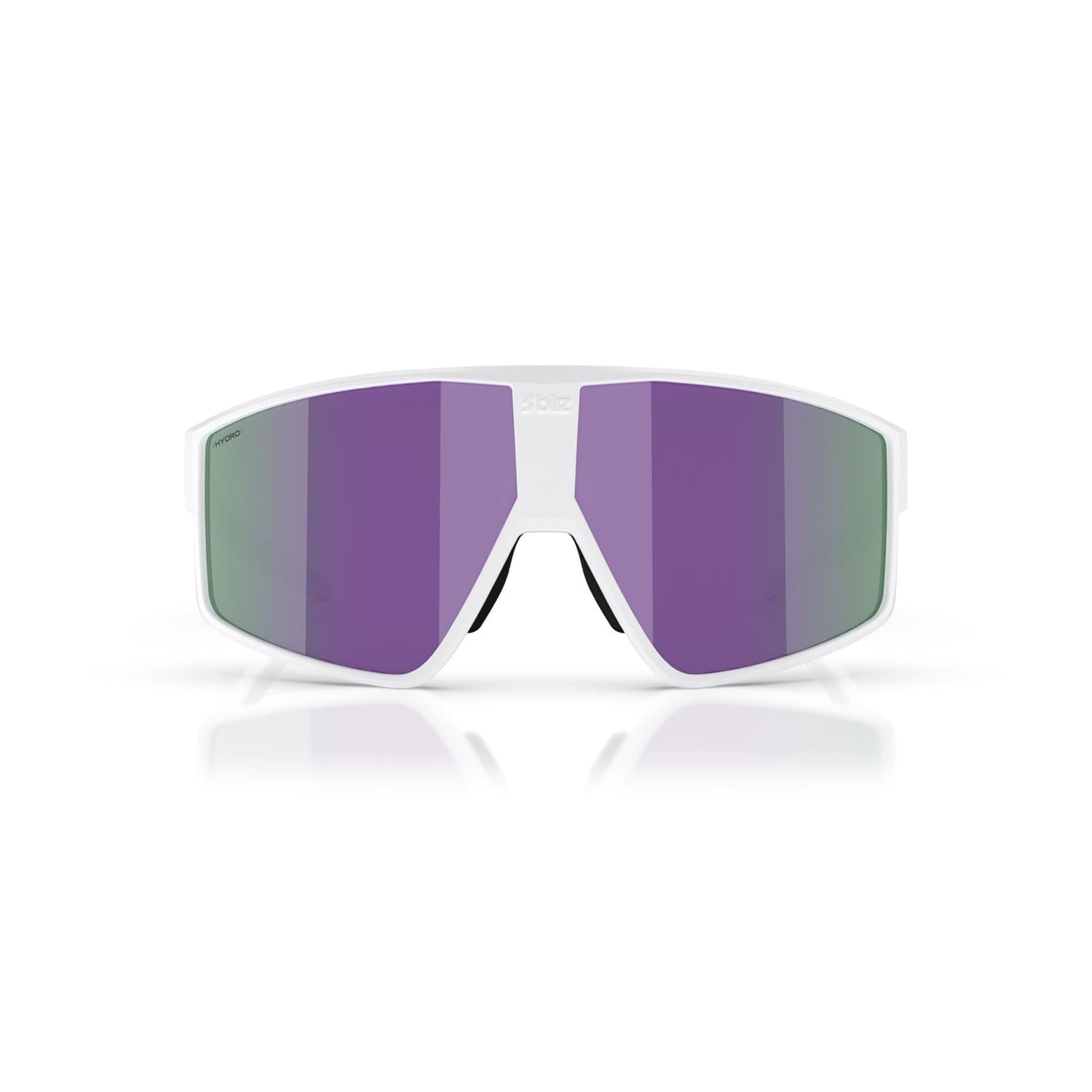 BLIZZ P002S Bílý matný rám Brown Violet Vícebarevné brýle