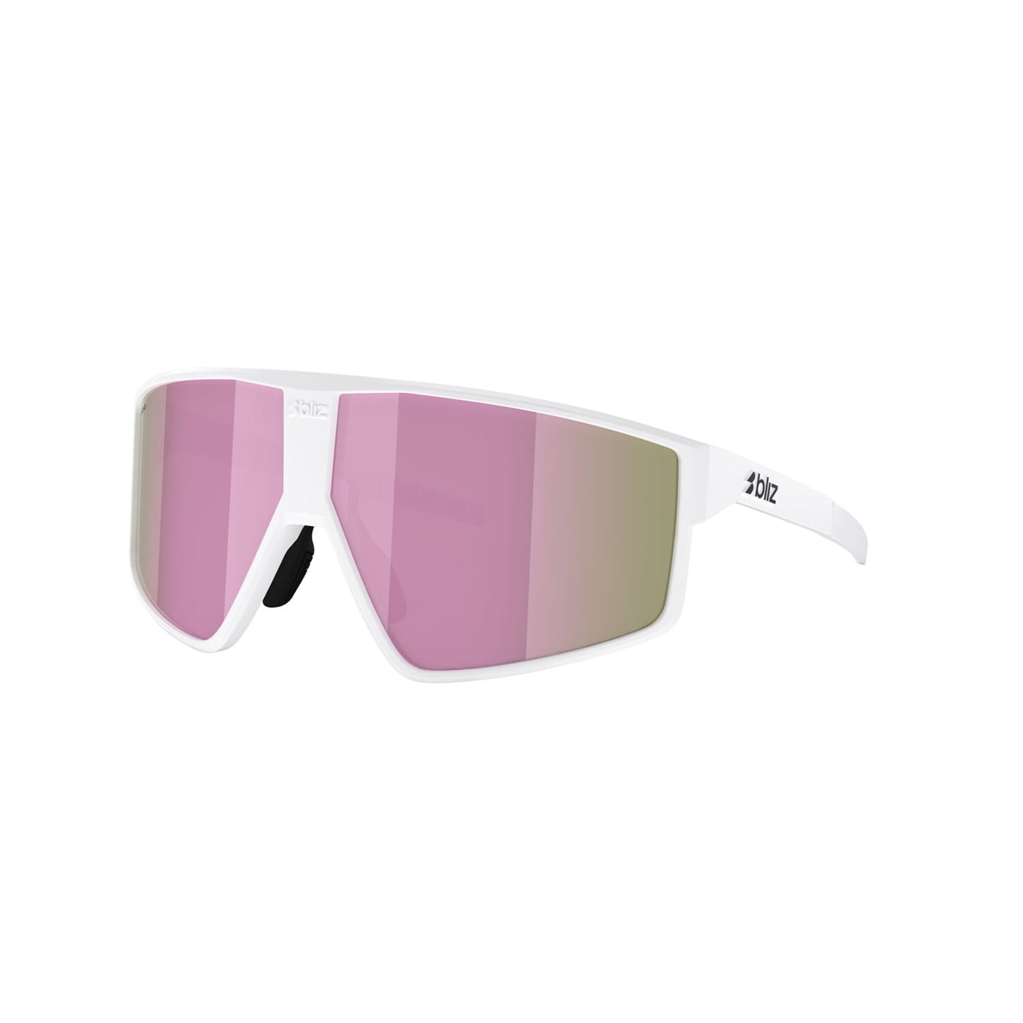 BLIZZ P002S Matt White Frame Brown Pink Brýle