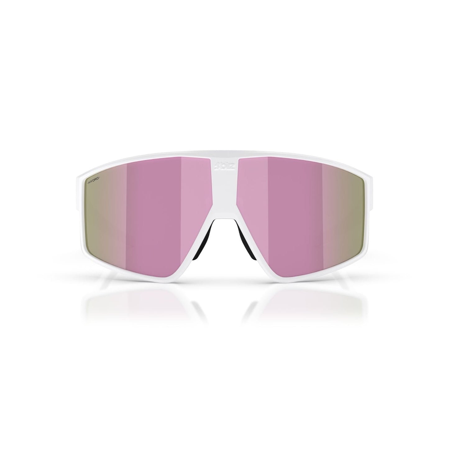 BLIZZ P002S Matt White Frame Brown Pink Brýle
