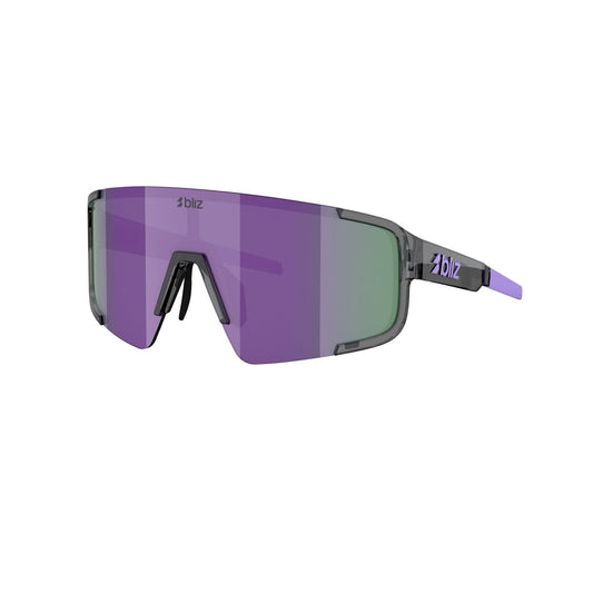 Briller BLIZ P003 SMALL Crystal Black Purple Multii Lens