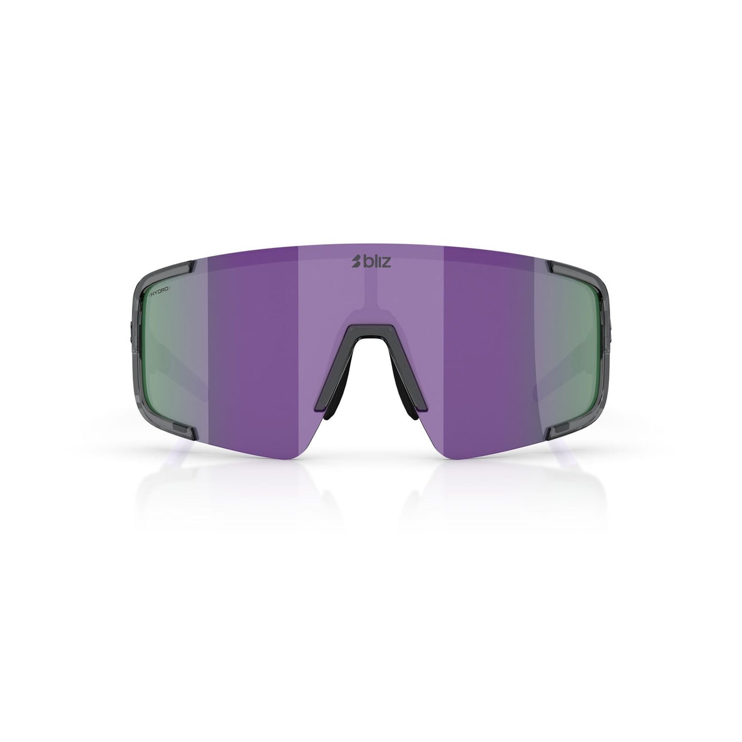 Briller BLIZ P003 SMALL Crystal Black Purple Multii Lens