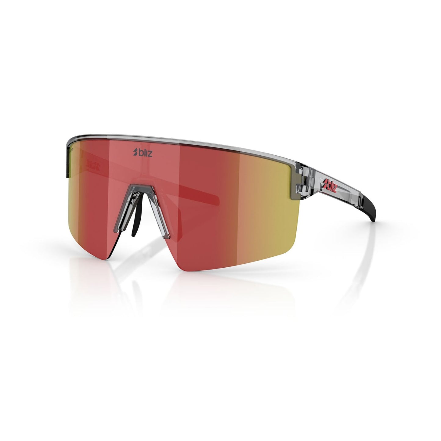 Briller BLIZ P004 Transparent Grey Screen Red Multi