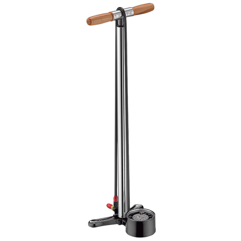 Pompe à Pied LEZYNE ALLOY FLOOR DRIVE TALL HP Argent