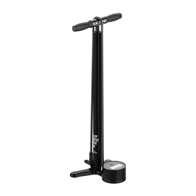 Pompe à Pied LEZYNE ALLOY FLOOR DRIVE HV DIGITAL 3.5 Noir