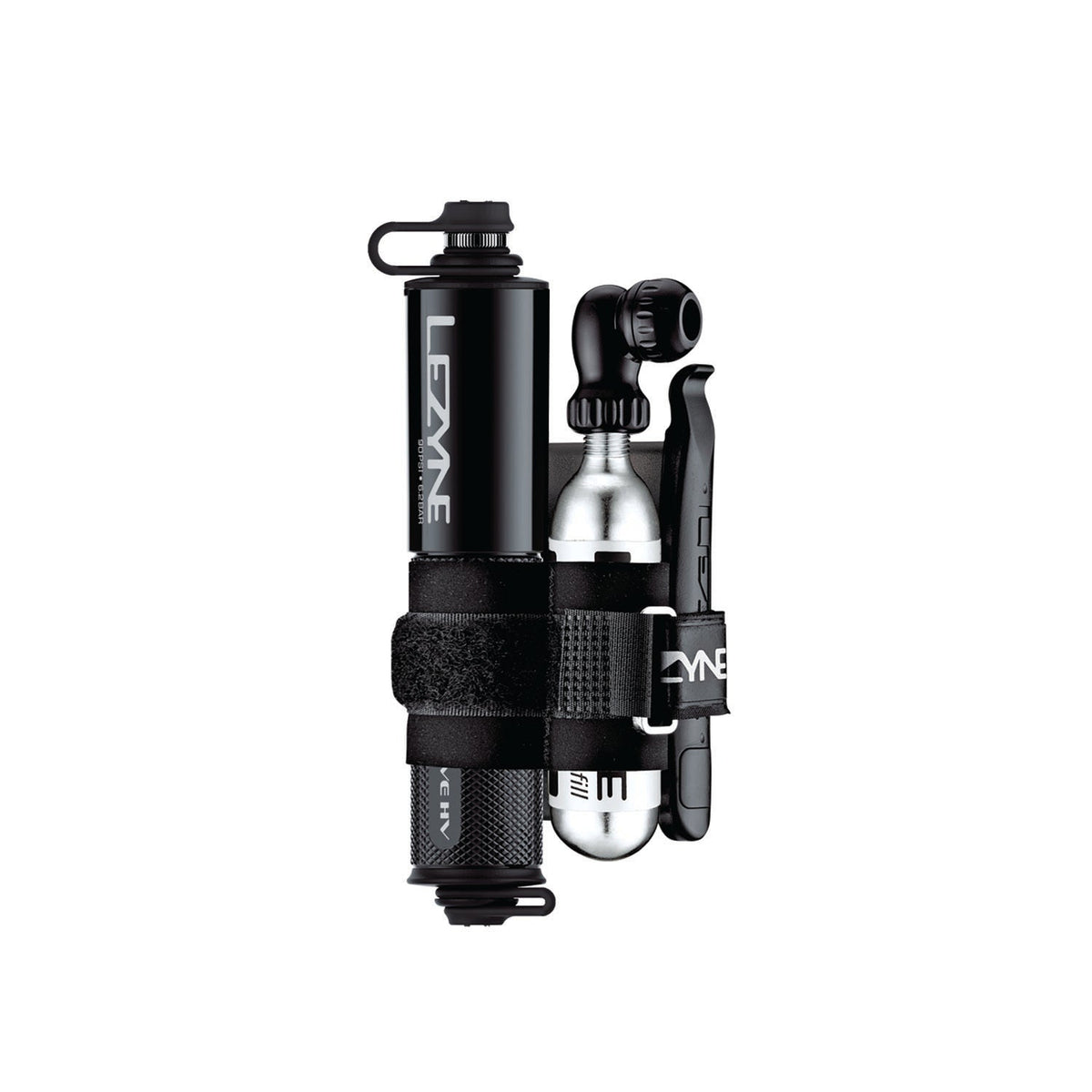 Pompe à Main LEZYNE POCKET DRIVE HV LOADED Noir