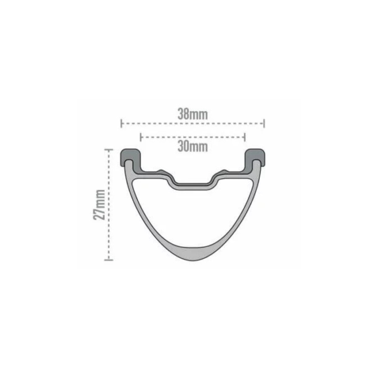 Paire de Roues Carbone ENVE M730 HYDRA 29" 15x110/12x148mm Boost 6 Trous Noir