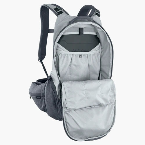 Batoh s bederní opěrkou EVOC TRAIL PRO 16 l, šedý