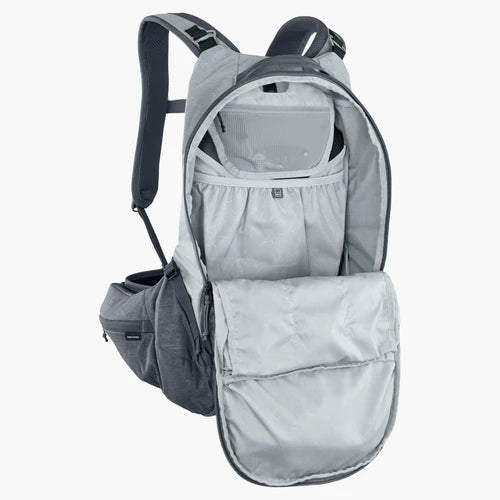 Batoh s bederní opěrkou EVOC TRAIL PRO 16 l, šedý