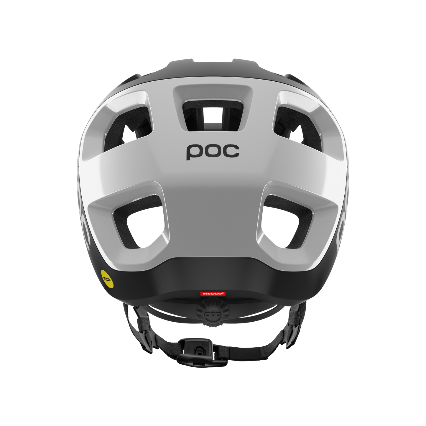 POC CULARIS MTB-hjälm Svart/Vit Matt Logo