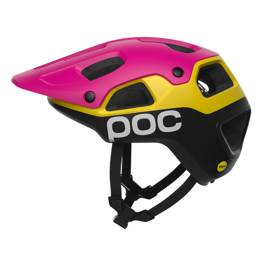 POC CULARIS PURE MTB přilba červená/žlutá