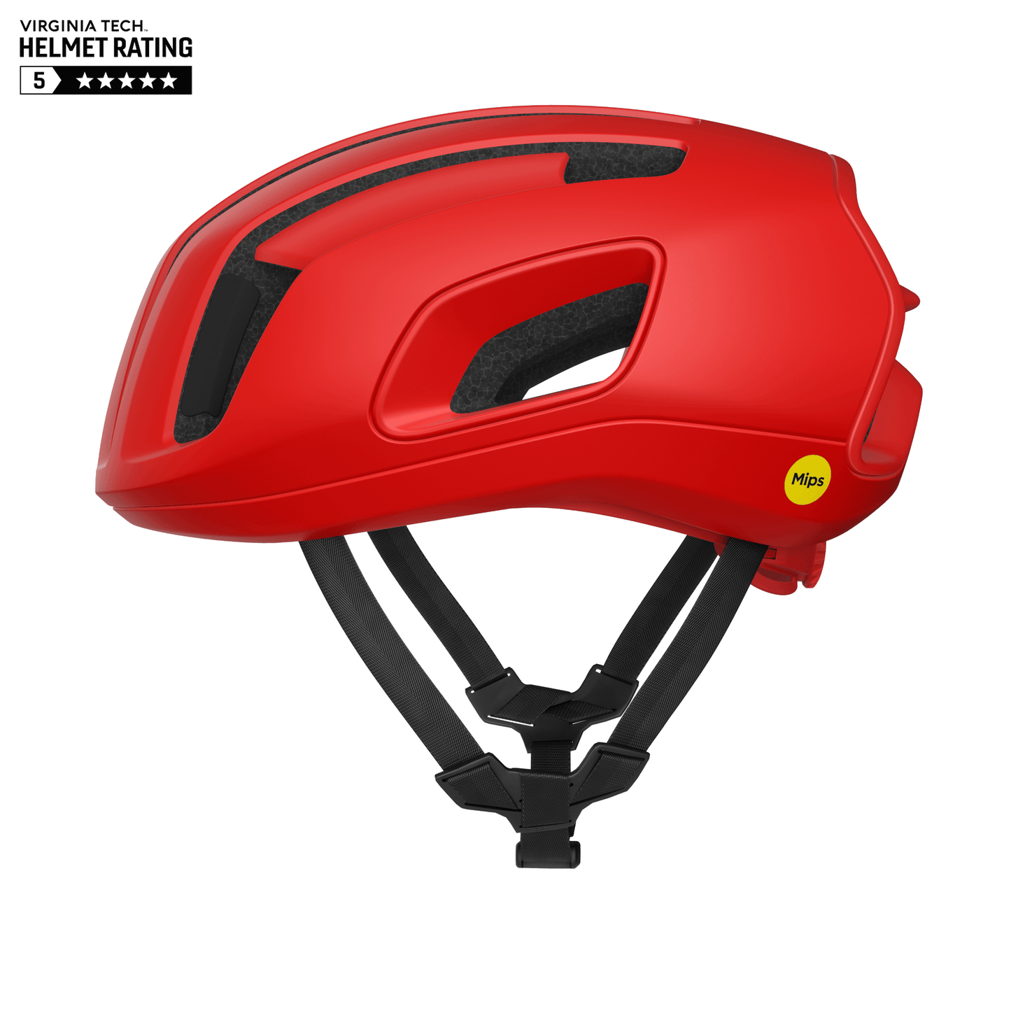 Kask szosowy POC CYTAL MIPS czerwony matowy