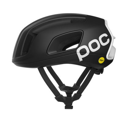 Casque Route POC CYTAL MIPS Noir/Blanc Matt Logo