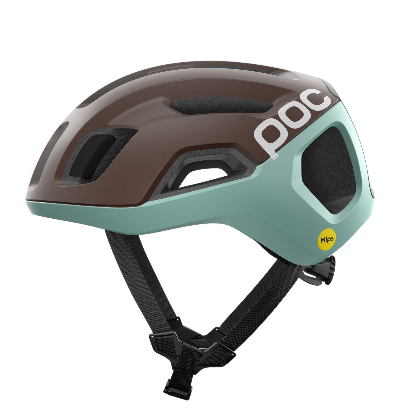 Casque Route POC VENTRAL AIR MIPS Marron/Bleu Matt