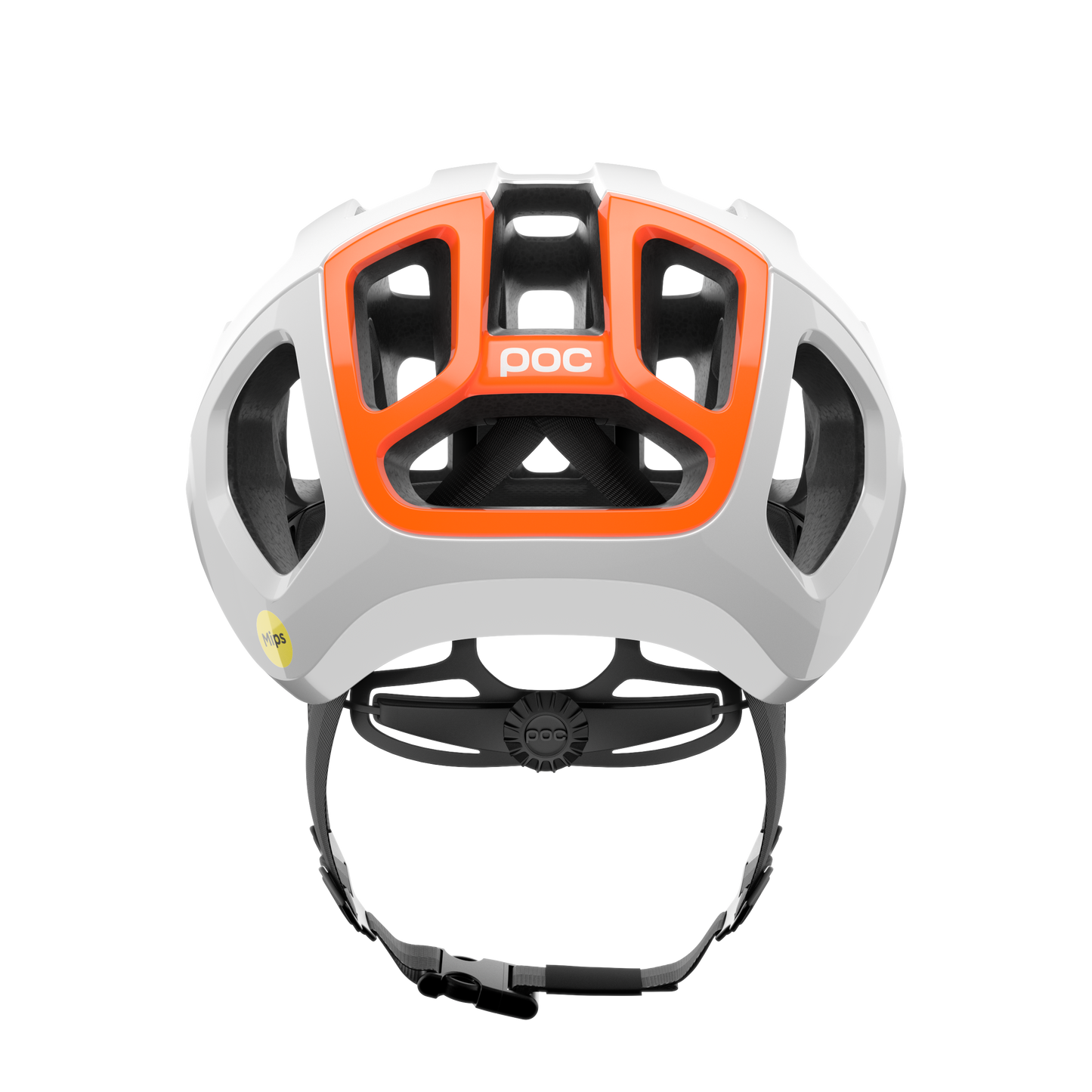 POC VENTRAL AIR MIPS landsvägshjälm Vit/Orange Fluo