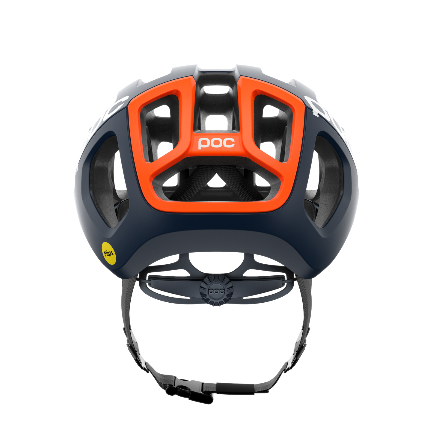 POC OMNE AIR MIPS landevejshjelm Navy/Orange Matt