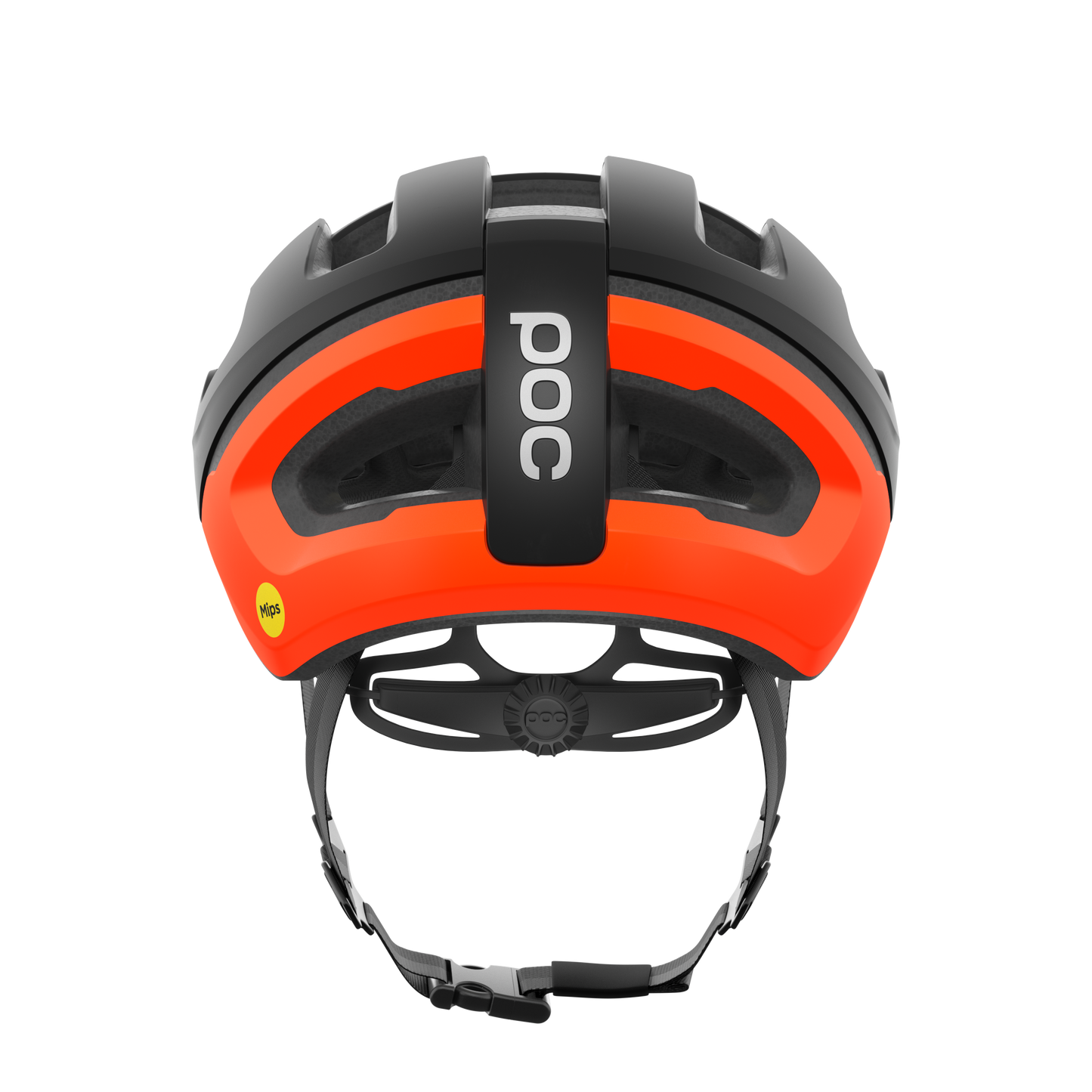 Kask szosowy POC OMNE AIR MIPS czarny mat/pomarańczowy fluo