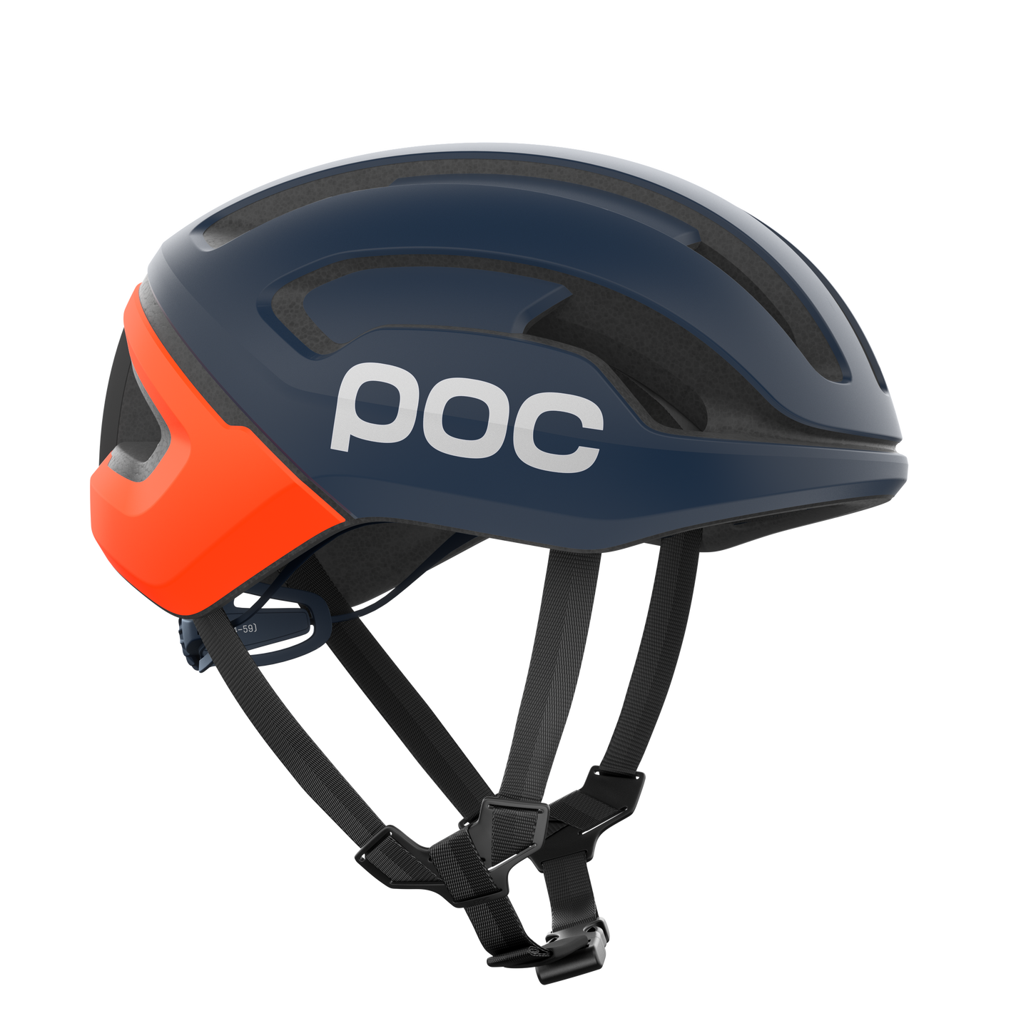 POC OMNE AIR MIPS landevejshjelm Navy/Orange Matt
