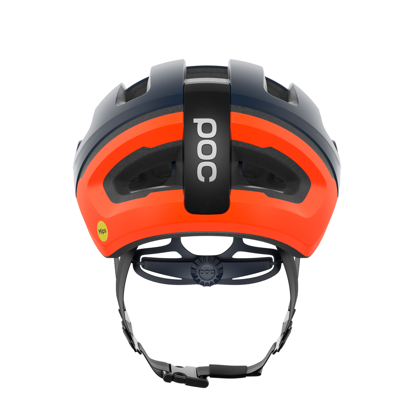 POC OMNE AIR MIPS landevejshjelm Navy/Orange Matt