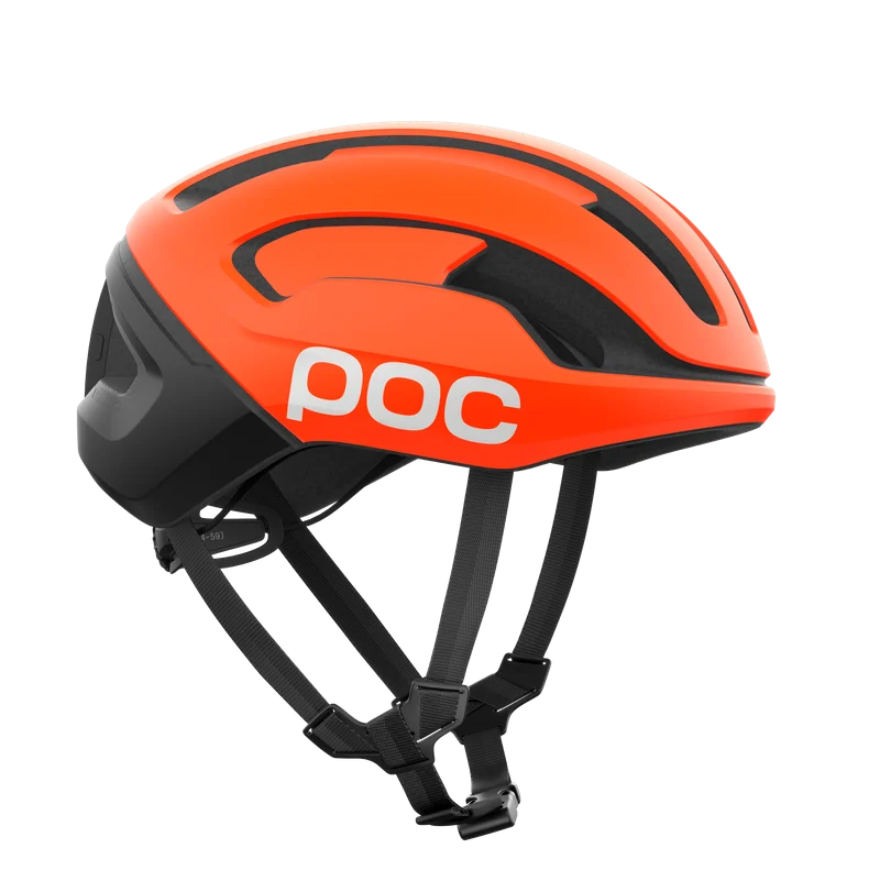 Kask szosowy POC OMNE BEACON MIPS pomarańczowo-czarny matowy