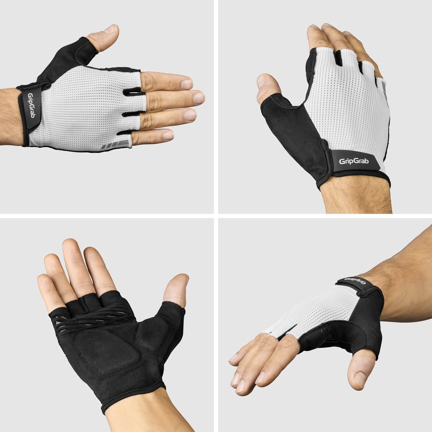 Krátké rukavice GRIPGRAB EXPLR RC MAX White