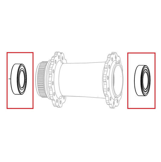 Roulement ZIPP COGNITION NSW DISC BRAKE Avant/Arrière 61903 (x2) #11.2018.052.002
