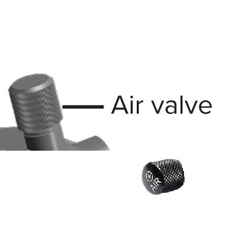 Víčko ventilu ROCKSHOX SCHRADER AIR CAP