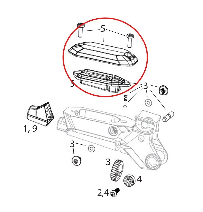 Kit Capot Levier de Frein SRAM MAVEN Ultimate/Silver/Bronze